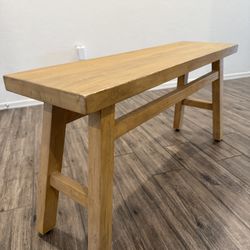 Thatcher Wood Bench Natural