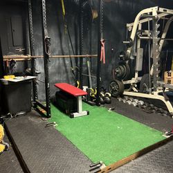 Home Gym - Squat Rack Weights Platform 