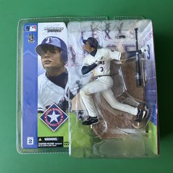 2002 McFarlanes Sport Picks Alex Rodriguez Texas Rangers MLB Figure NEW w Case