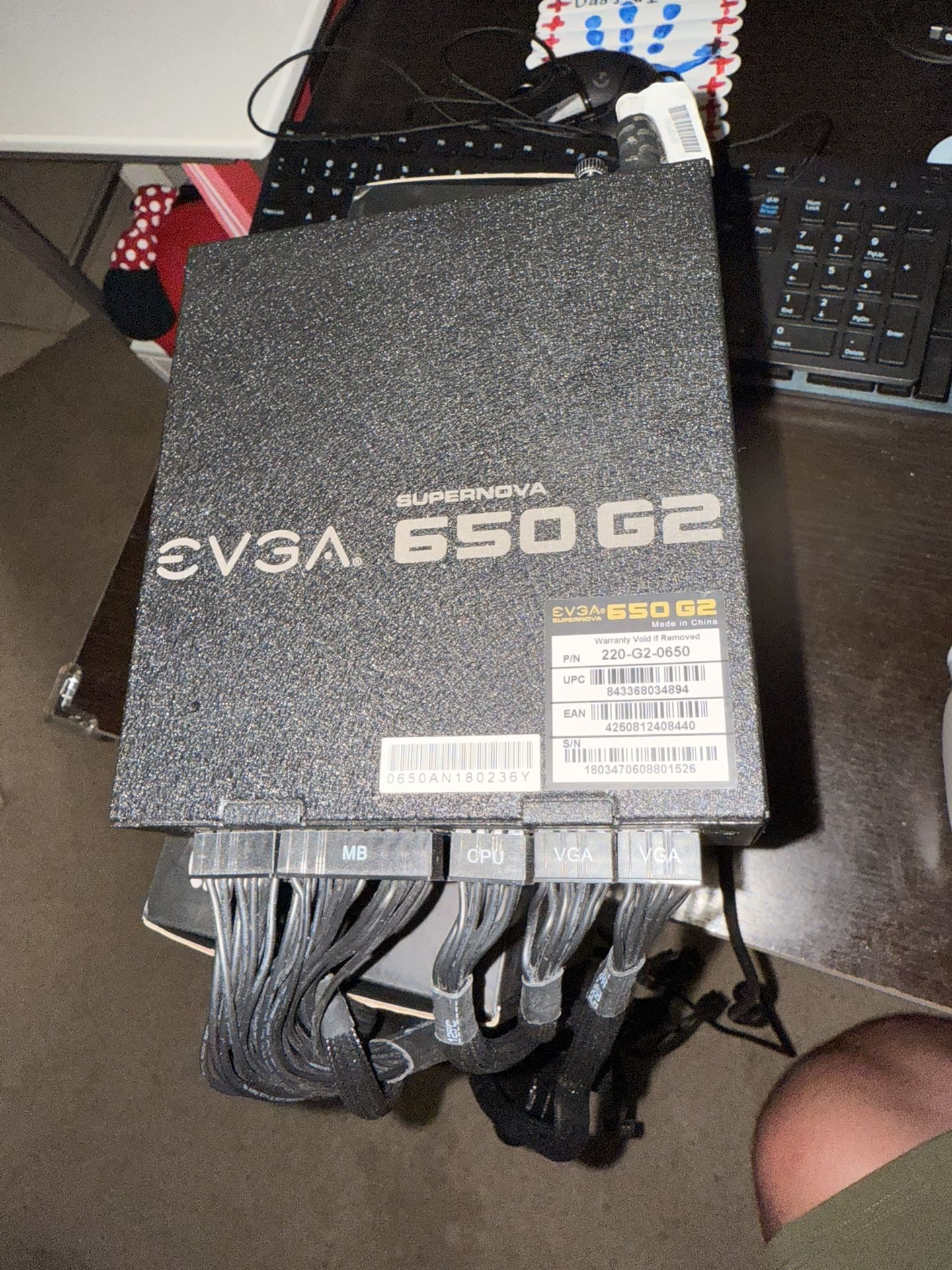 EVGA SuperNOVA 650 G2 – Reliable Gold-Rated Power Supply for Sale