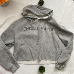 Kendal &Kylie Grey Sweatshirt $25 L