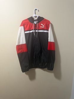 Puma Windbreaker Jacket with Hood , Men’s XL