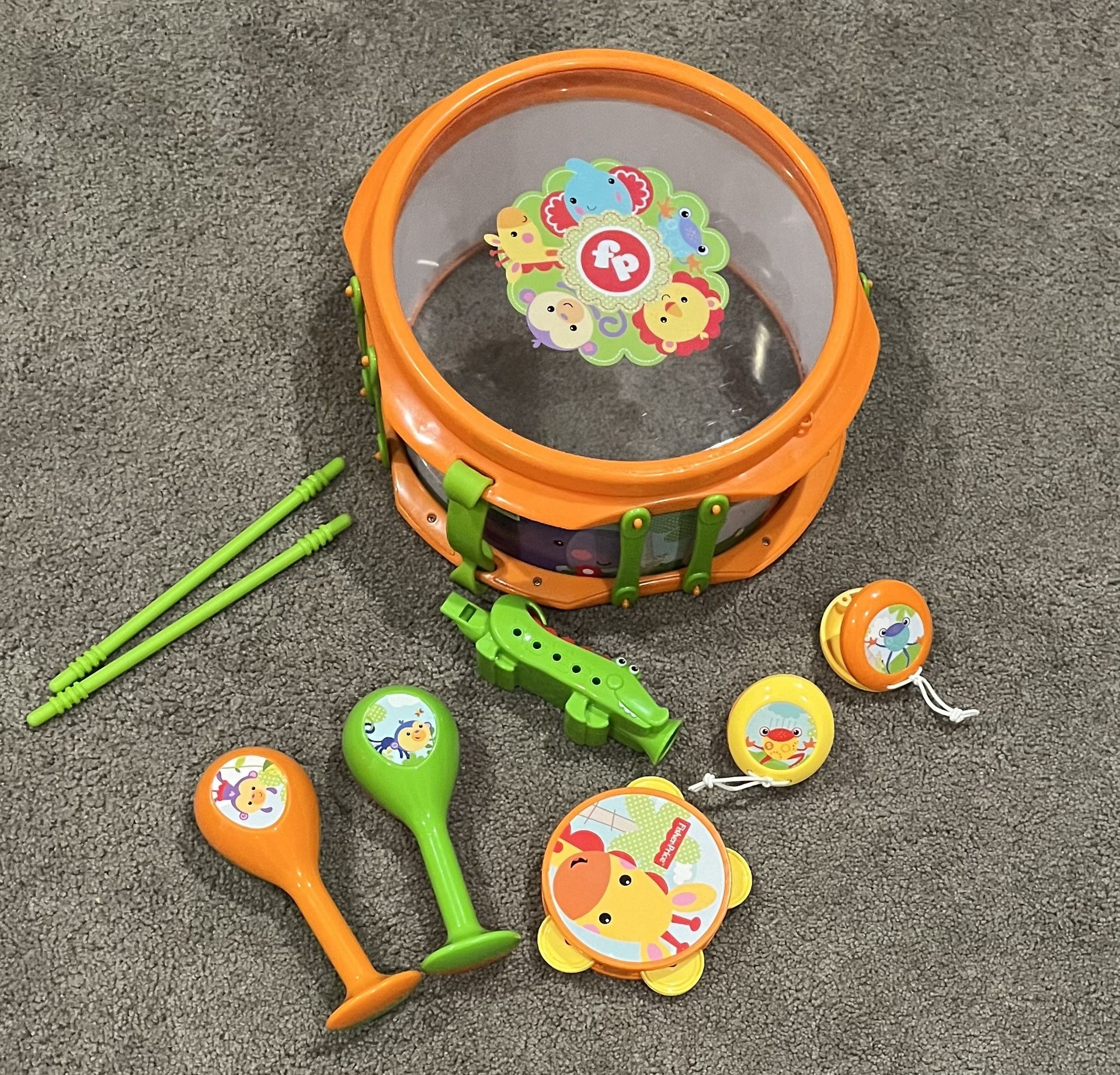 Fisher Price Drum/instrument Play Set