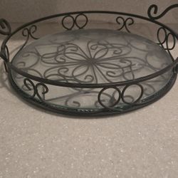 Southern Living Wrought Iron Serving Tray