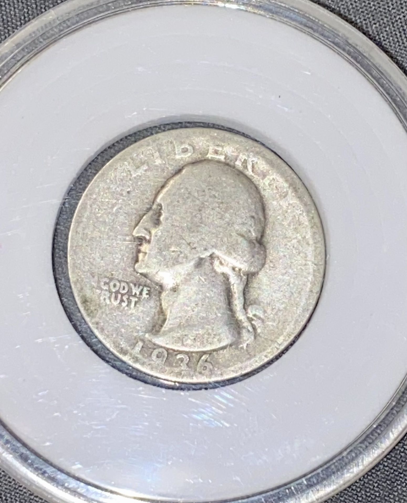 Rare 1936 Silver Quarter