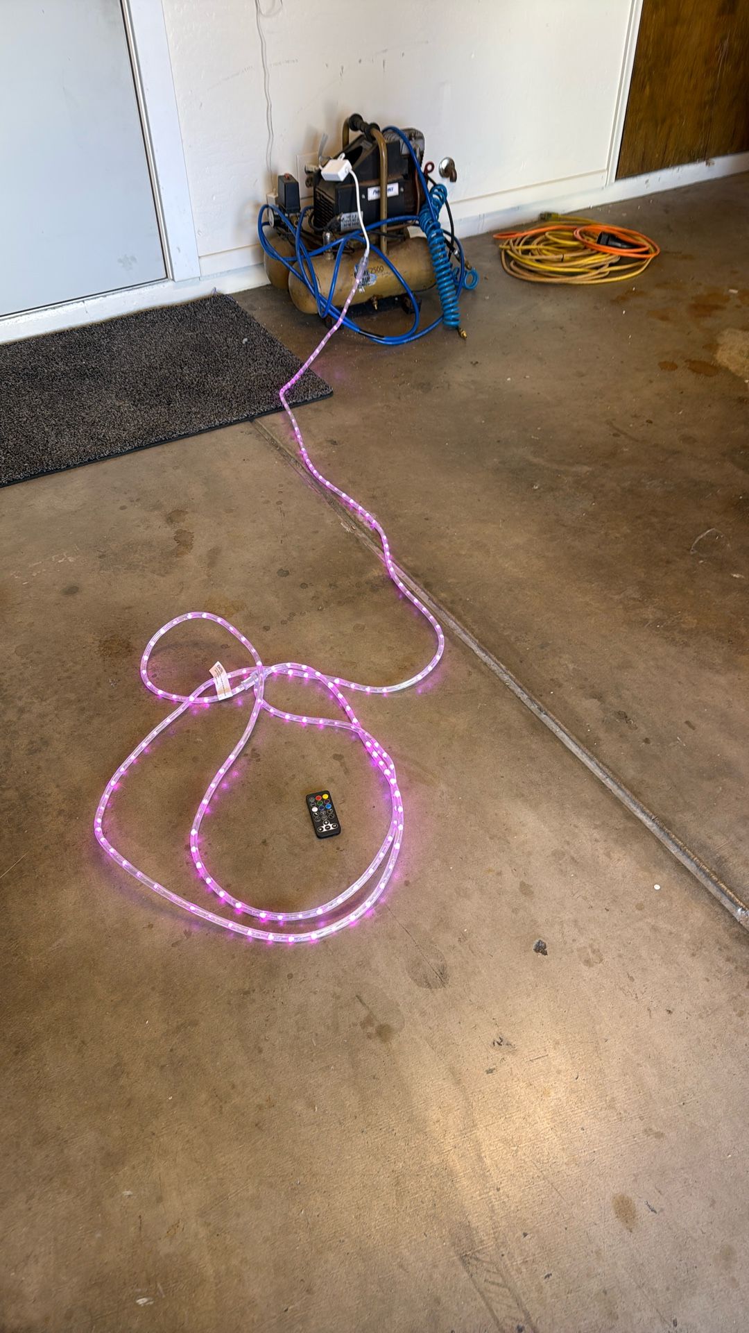 Color Changing Rope Light From Costco With Remote