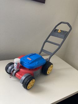 fisher price bubble machine lawnmower