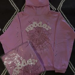 Sp5der Pink Hoodie