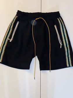 Rhude OG Black/green Gold Traxedo Short