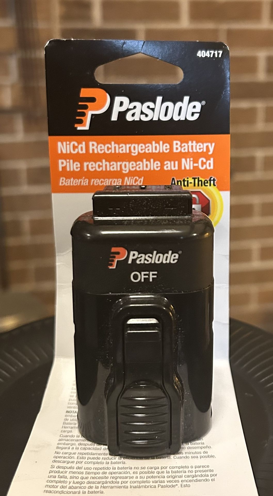 Brand New Paslode  Battery .