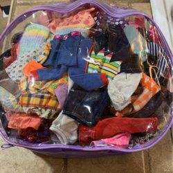 Lot Of Vintage Barbie Clothes And Some Accessories 