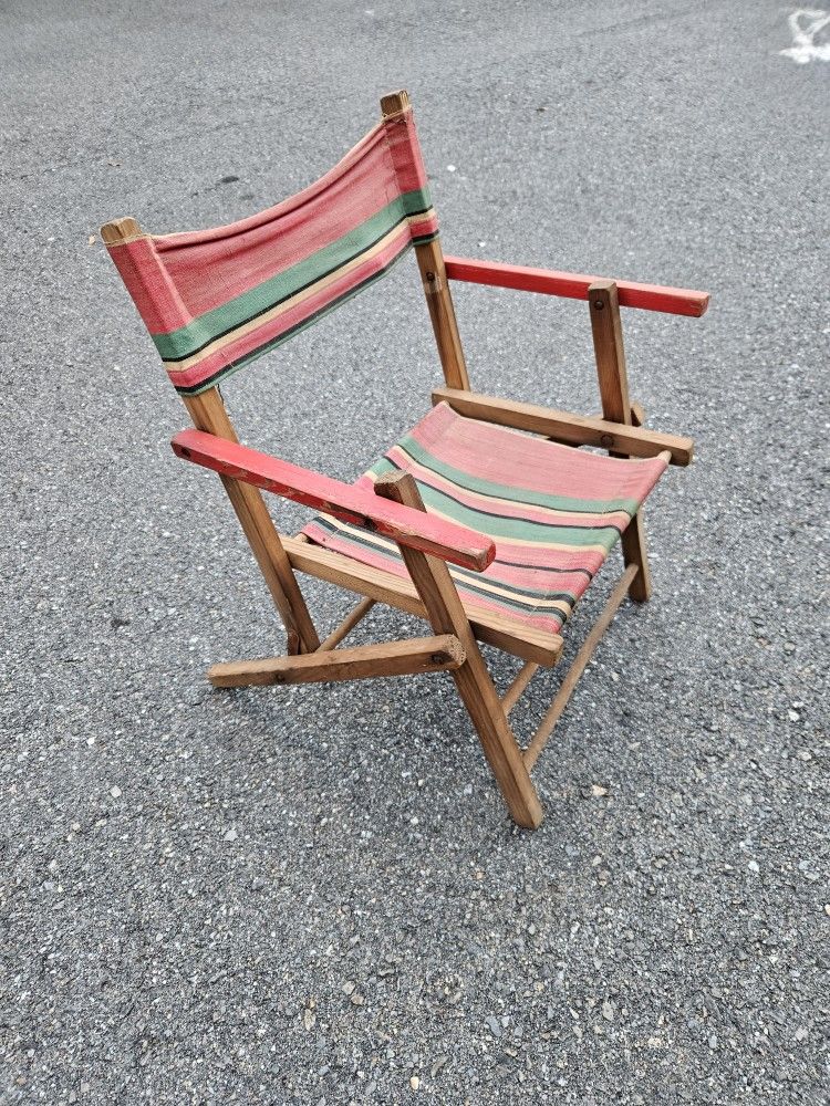 Vintage Child's Beach Chair