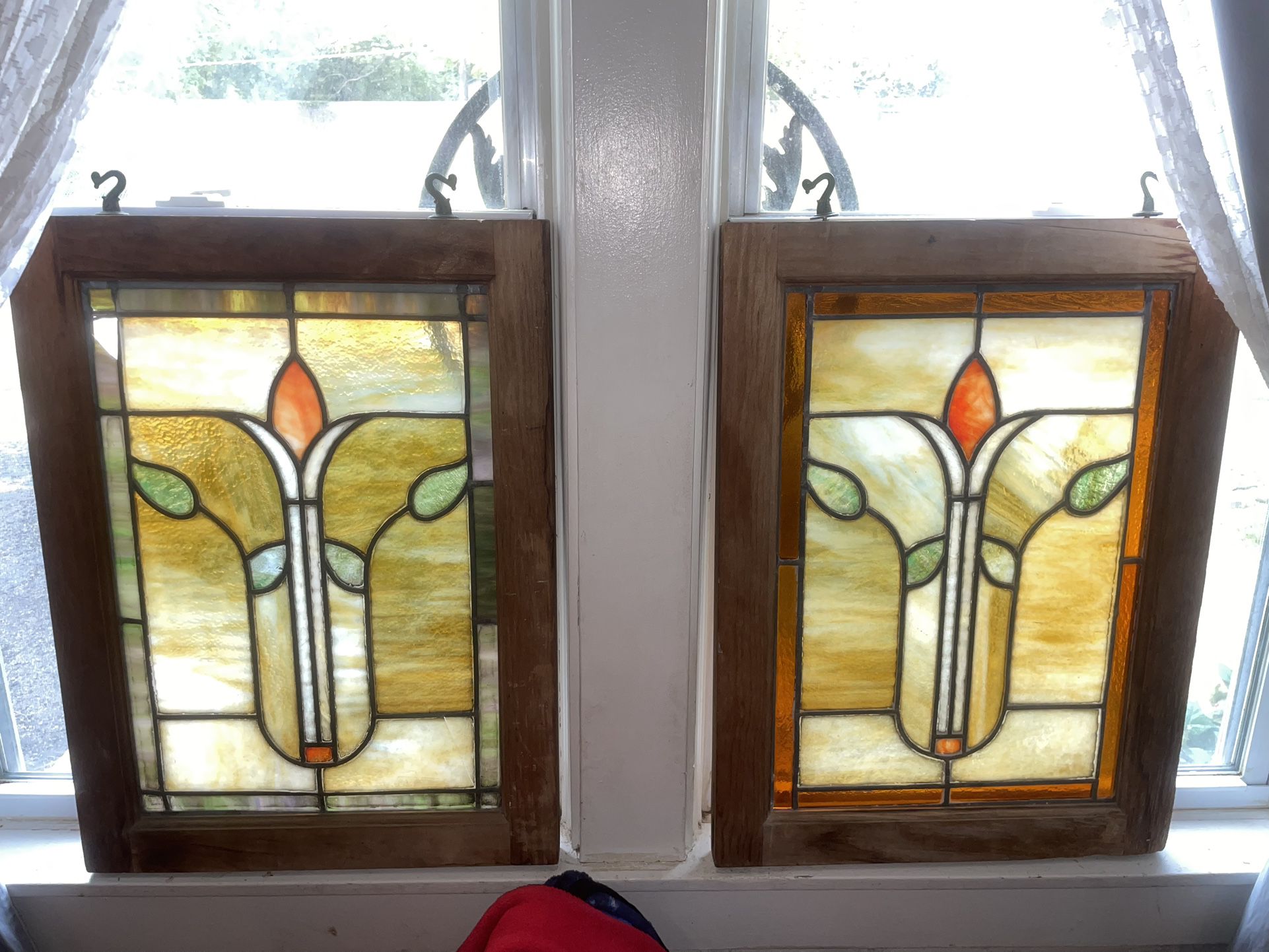 Antique Stained Glass Windows (2)