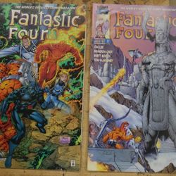 Lot 7 Fantastic Four Marvel Comic Books Dec 96  2 ;June 97 8; Feb 97 4; July 97 9;  Jan 97 3; May 97 7; #23 1(contact info removed)(contact info remov