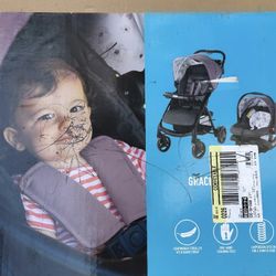 Babygirl Car seat & Stroller 