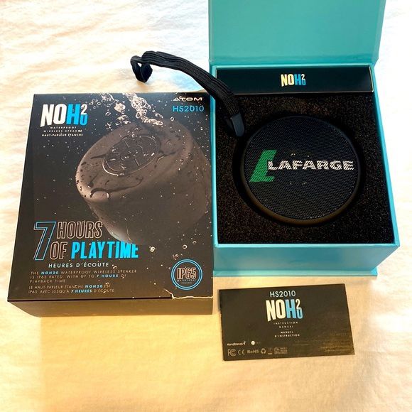No H2O Water Proof Wireless Speaker 