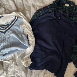 3 Shirts & 1 Vest $8