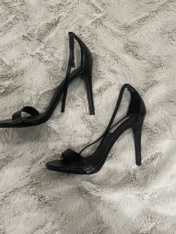 Steve Madden Black Strappy Heels