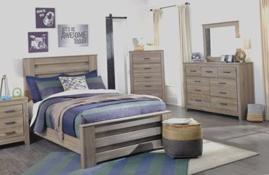 Full Bedroom Set - Queen Size Wood