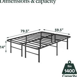 Zinus Queen Metal Platform Bed Frame  