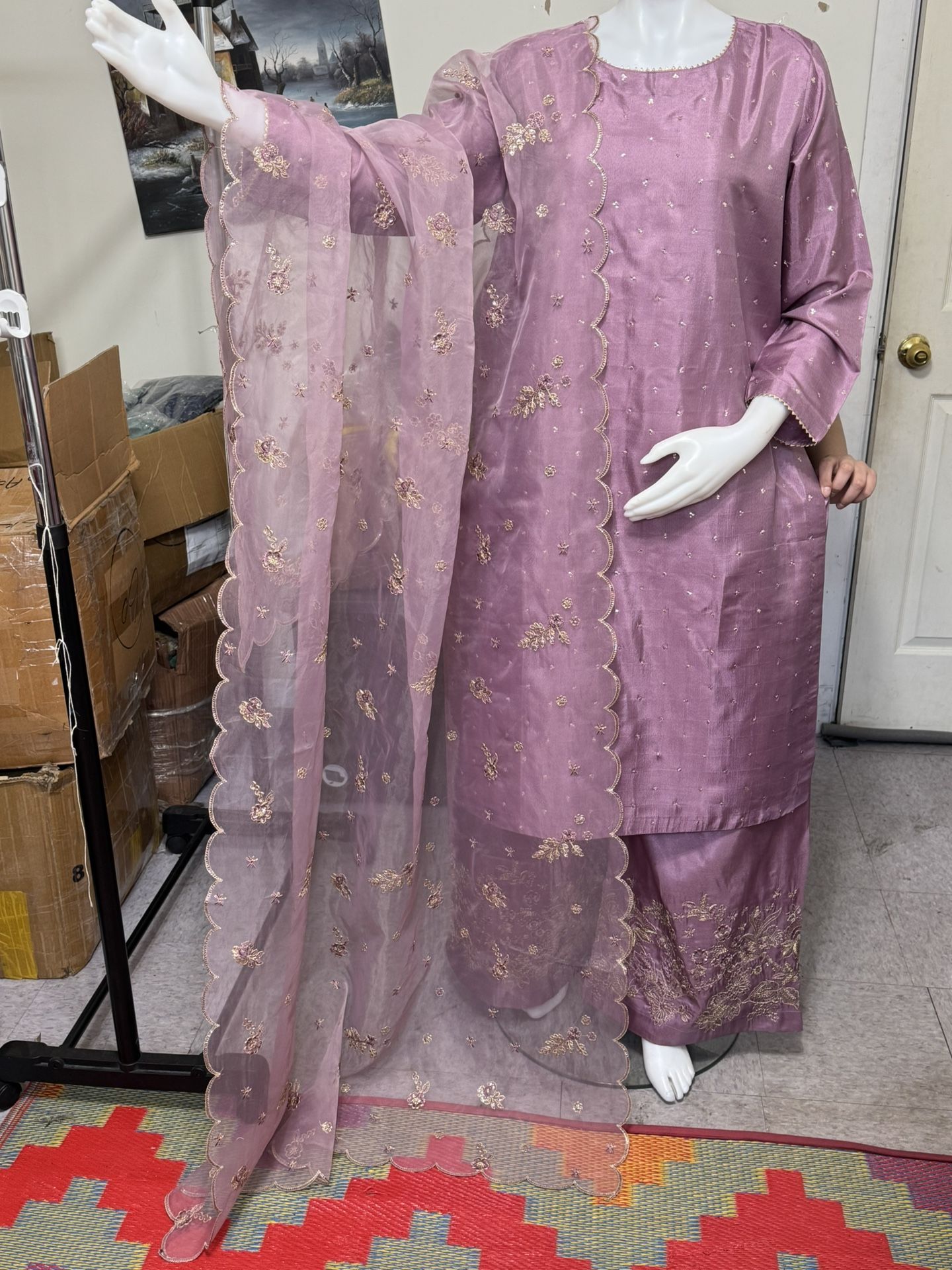 Pakistani Party Wear Palazo Dress