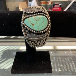 925 Cuff With Turquoise Stone 40082-1