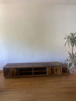 Mid Century Wood Credenza