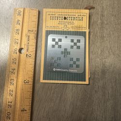 Country Stencils tin stencil - 1989- NEW 