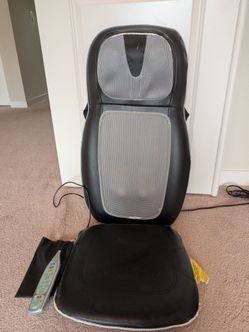 Shiatsu Massage Chair Cushion with Remote - working