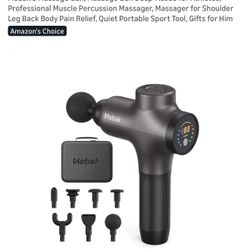 Professional Massager with 53-Pound Force: The Mebak 3 massage gun offers 12MM amplitude and 53 pounds of stall force to reach deep muscles easily. It