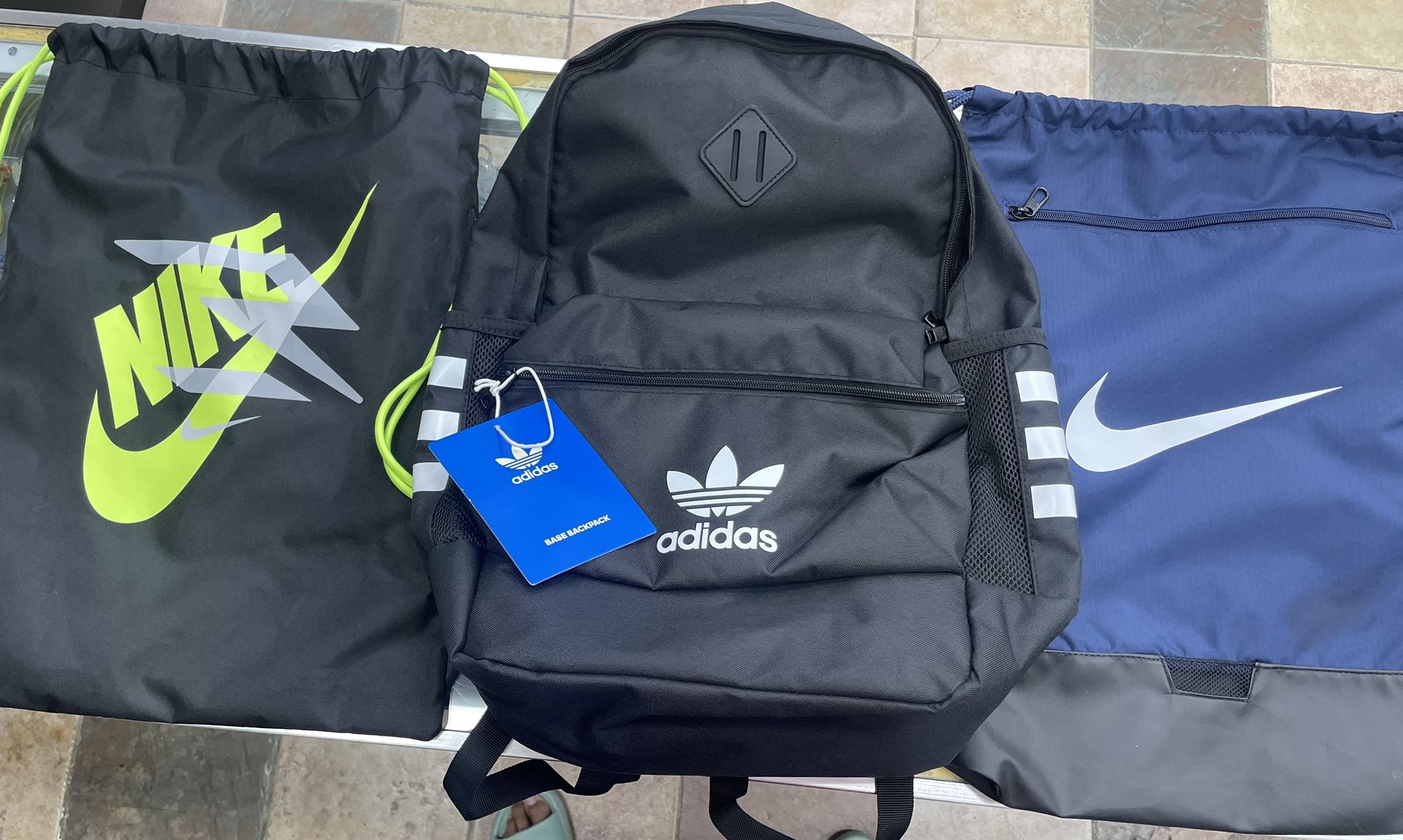 Adidas And Nike School Backpacks
