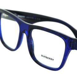 Burberry Eyeglasses Blue Clear B2411 4114 55-18-145 Italy