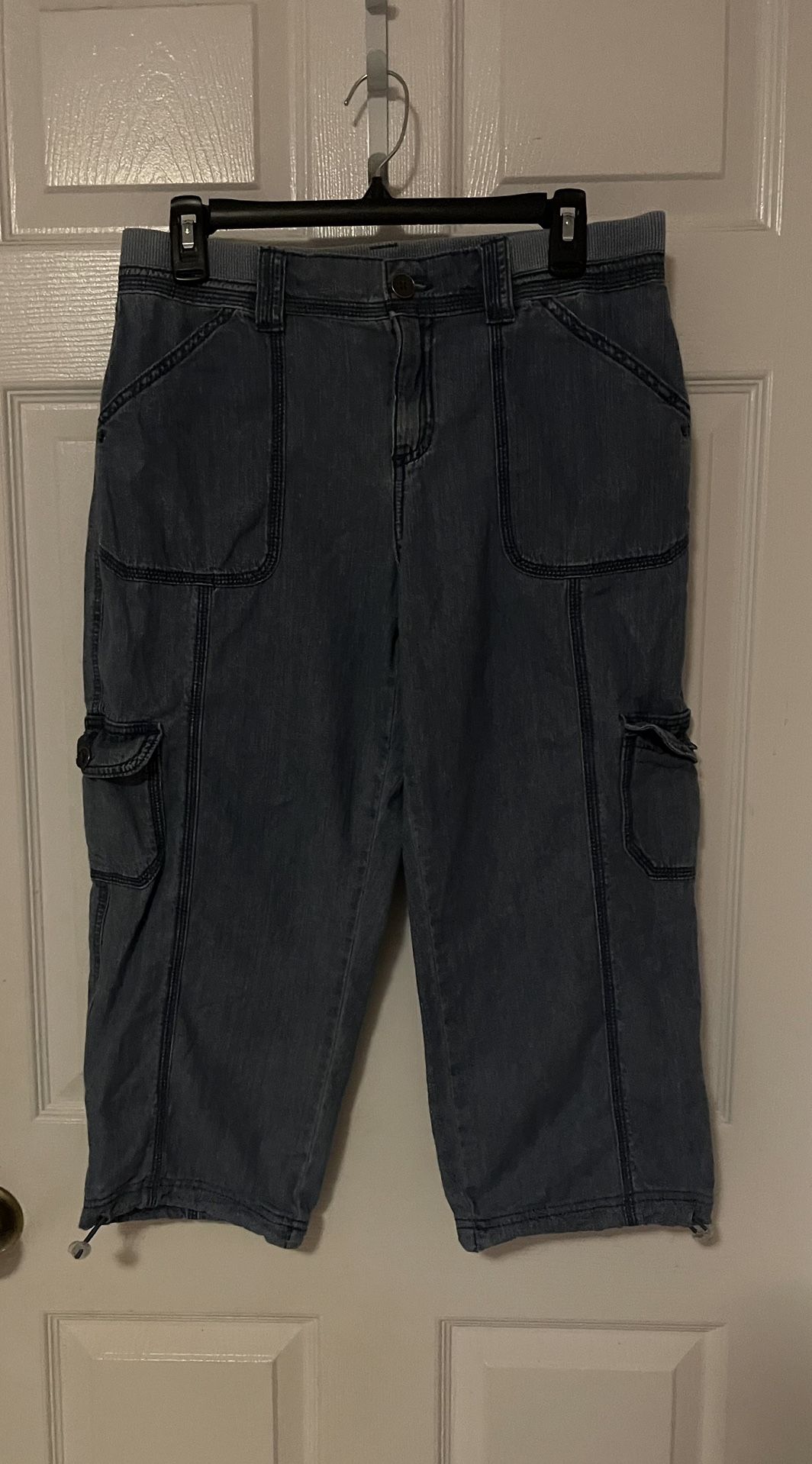 Style & Co. Denim Cargo Pants Size 8