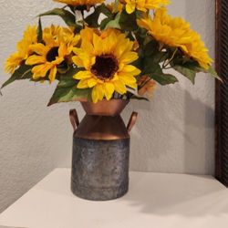 Decoration Fake Sunflowers Flowers 