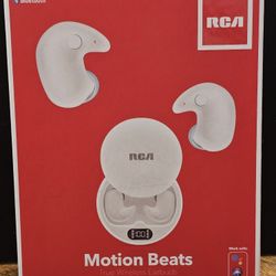 RCA Motion Beats True Wireless Bluetooth Earbuds - White 