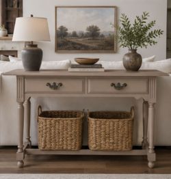 ✨ Elegant Console / Writing Table / Entry Table – Freshly Refinished ✨