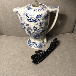 Vintage Ceramic Coffee Percolator Japan Never Used Pre 1961