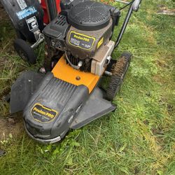 Poulan Pro wheeled line trimmer