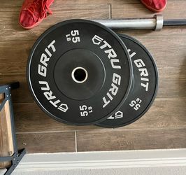 55lbs bumper plates