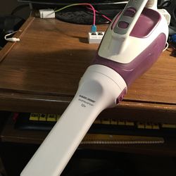 cordless maroon dust buster
