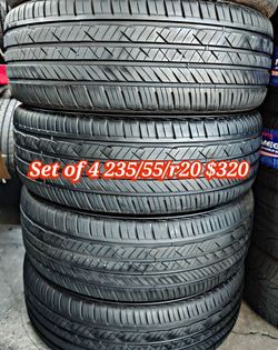 Set of 4 235/55/r20 ‼️ free instalation and balance ‼️