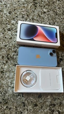 iPhone 14 Plus 256gb unlocked with box and charger