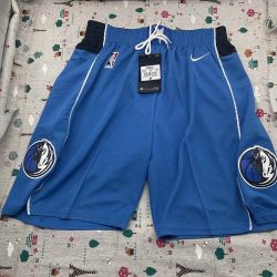 Mens Dallas Mavericks Adidas Shorts Blue

