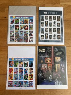US Postage Stamps Marvel DC Comic Book Star Wars 2005 2006 2007 2021