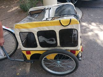 Mini school bus bike wagon