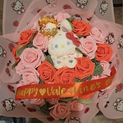 Hello Kitty Bouquet Of Foam Roses Bouquet 