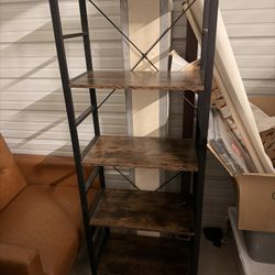 Industrial style bookshelf 