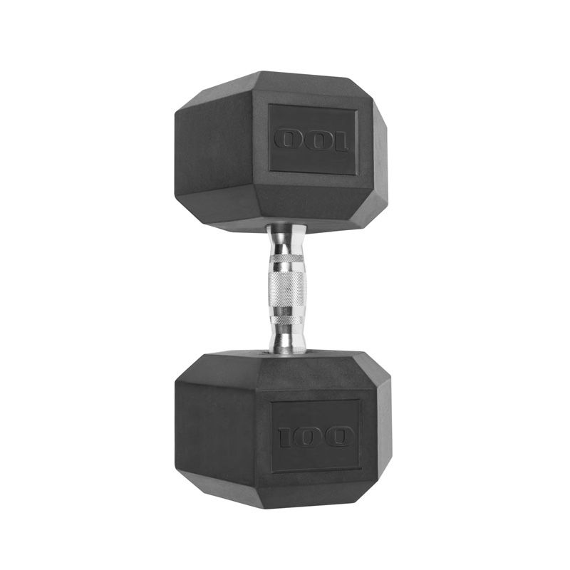 CAP Barbell, 100lb Coated Hex Dumbbell, Single