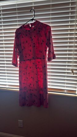 pink long women dress