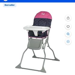 $30 Cosco Kids Simple Fold Full Size High Chair with Adjustable Tray